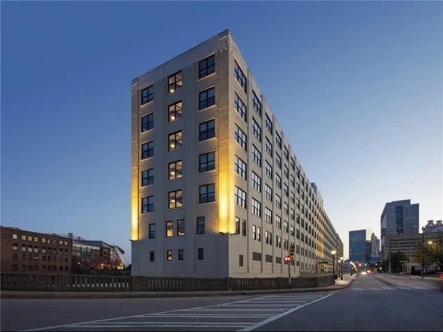 a view of a tall building