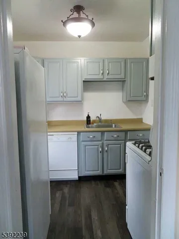 a kitchen with a sink a stove and refrigerator