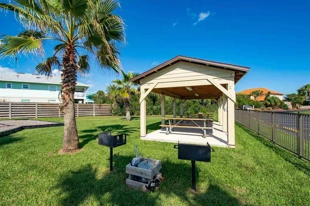 a view of a chairs in a yard