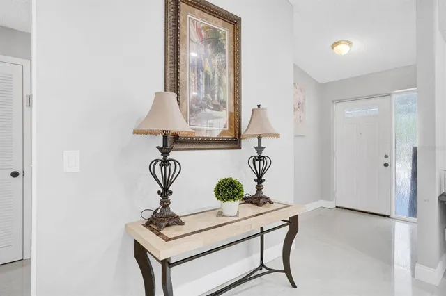 a view of workspace with mirror