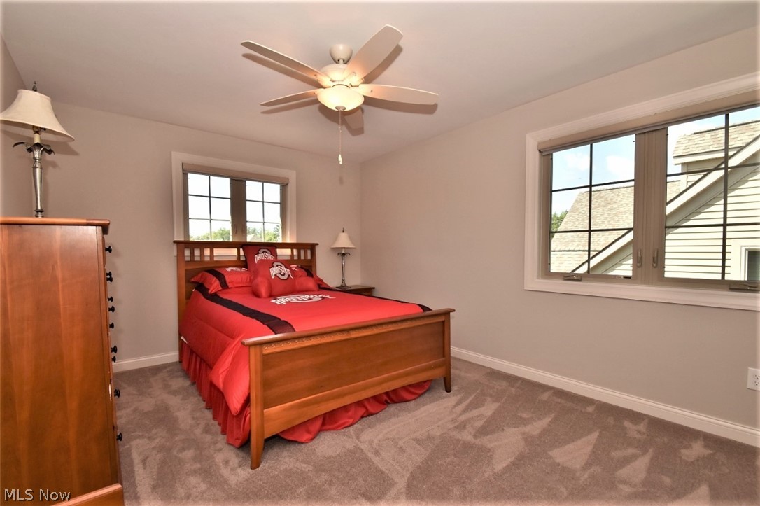 5125 River Creek Road Cleveland, OH 44124 - Photo 22 of 33 Bedroom two with ceiling fan.