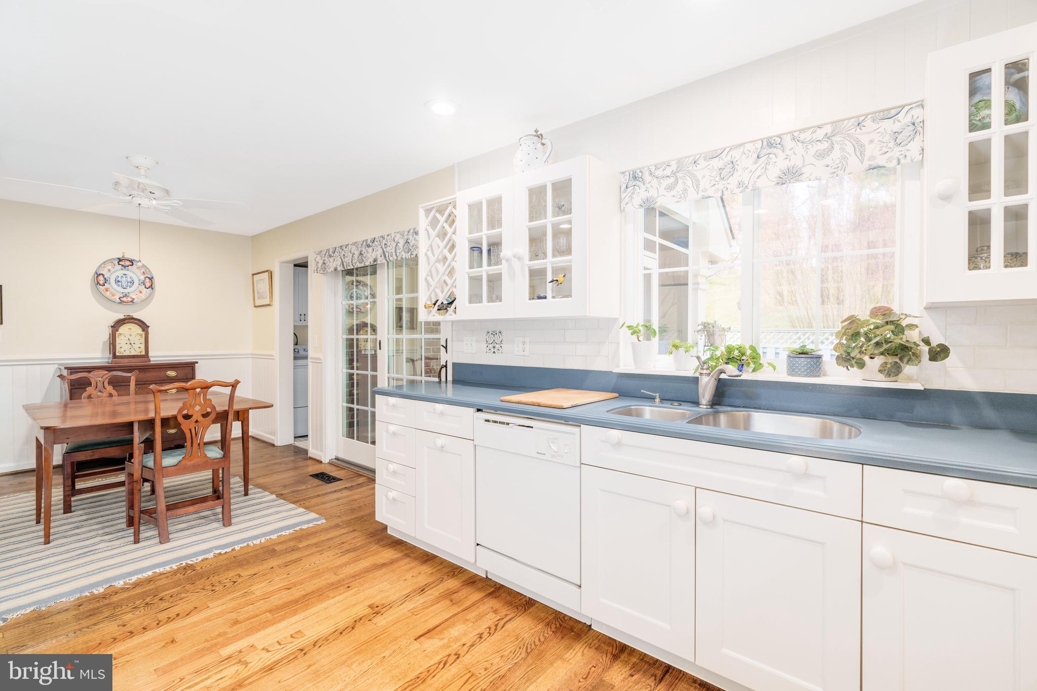 7 Brookland Ridge Road Lutherville-Timonium, MD 21093 - Photo 11 of 43 Spacious Kitchen with beautiful wood floors
