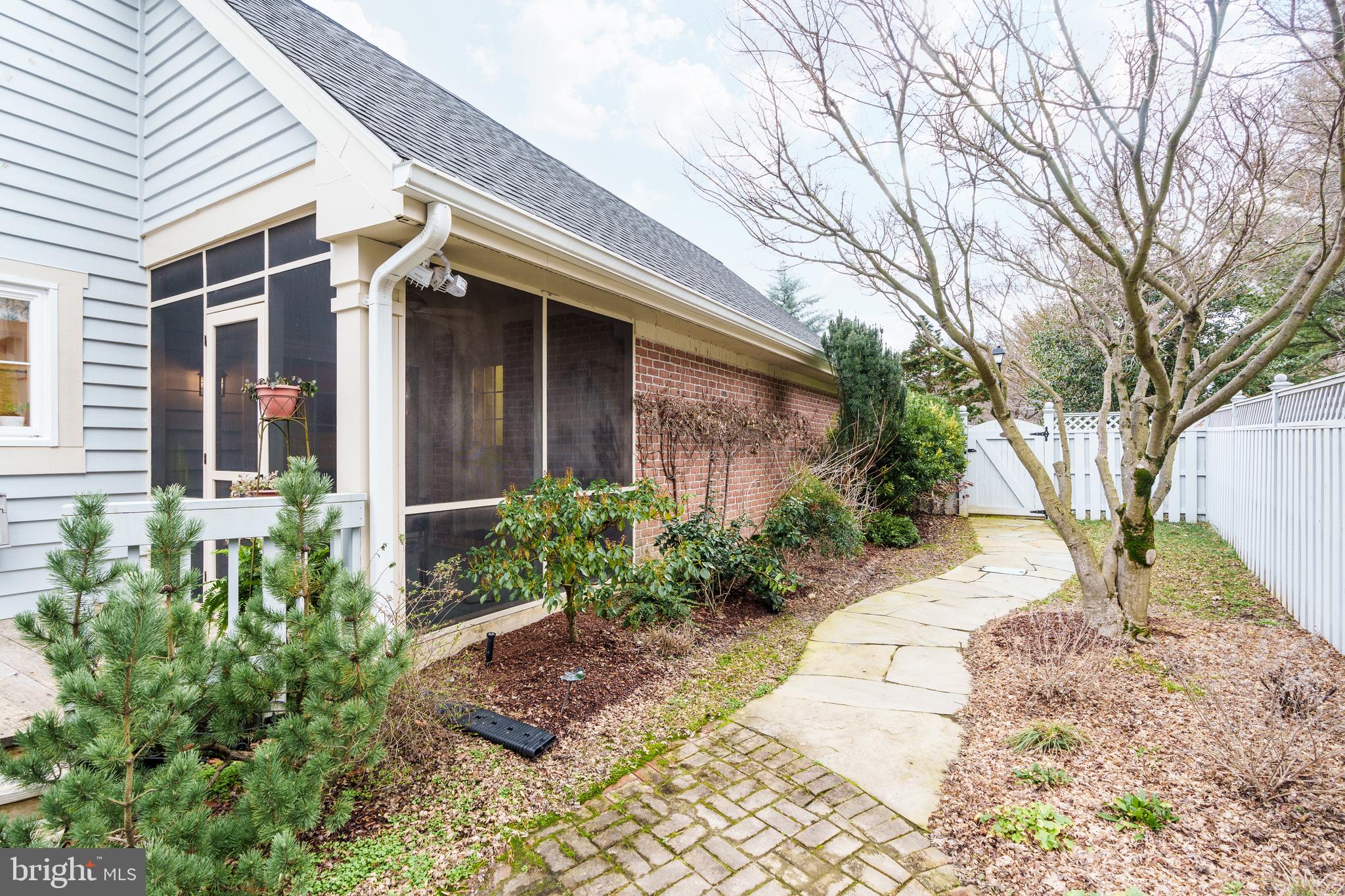 7 Brookland Ridge Road Lutherville-Timonium, MD 21093 - Photo 35 of 43 Side View w/sitting area and brick patio
