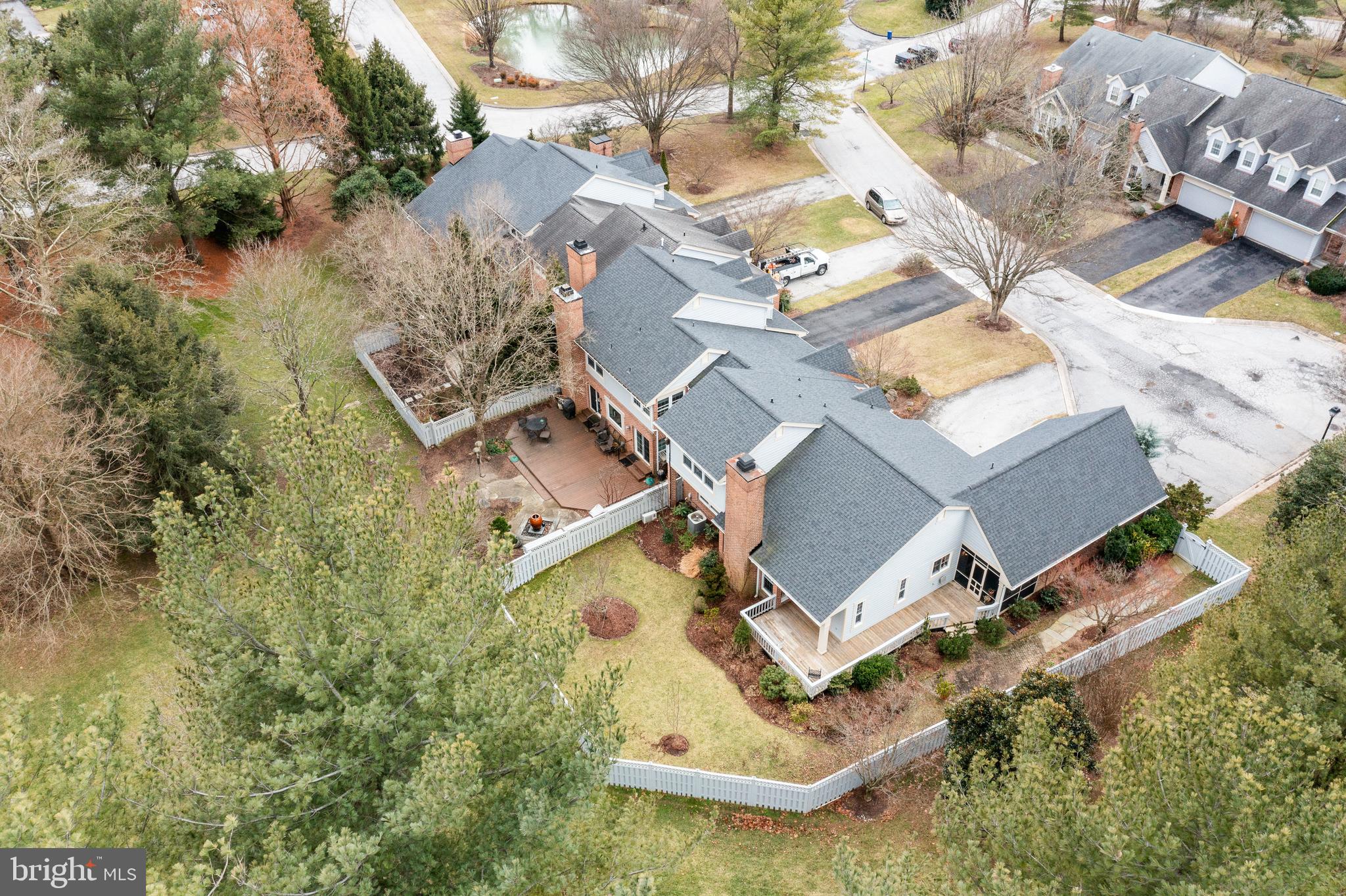 7 Brookland Ridge Road Lutherville-Timonium, MD 21093 - Photo 40 of 43 Ariel views showing cul-de-sac