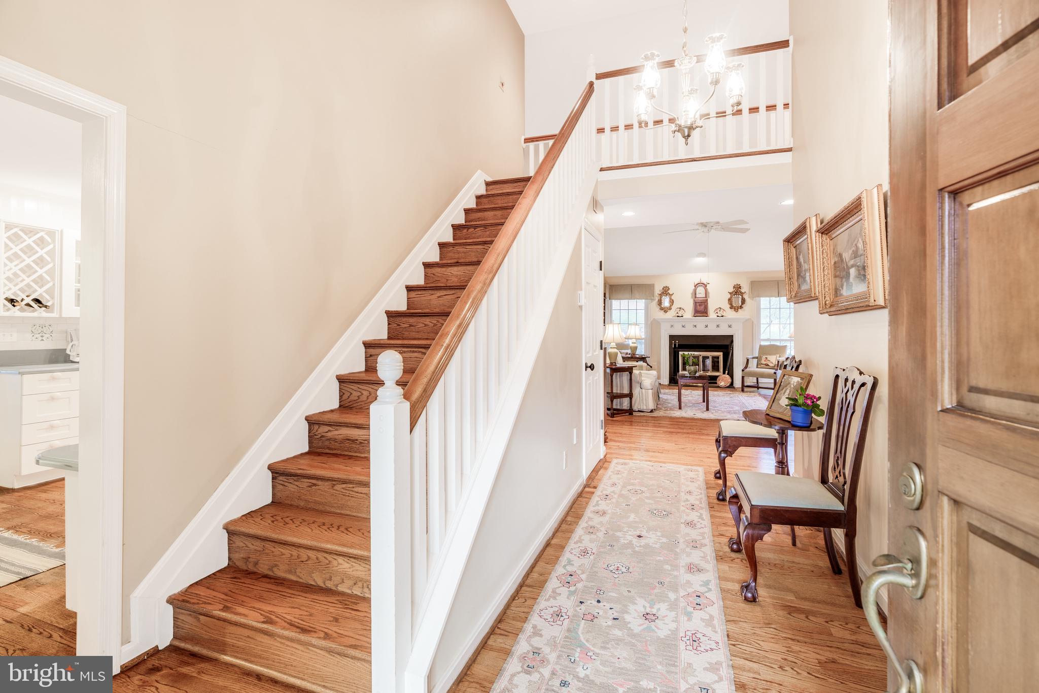7 Brookland Ridge Road Lutherville-Timonium, MD 21093 - Photo 5 of 43 View from front door, opens nicely to living areas