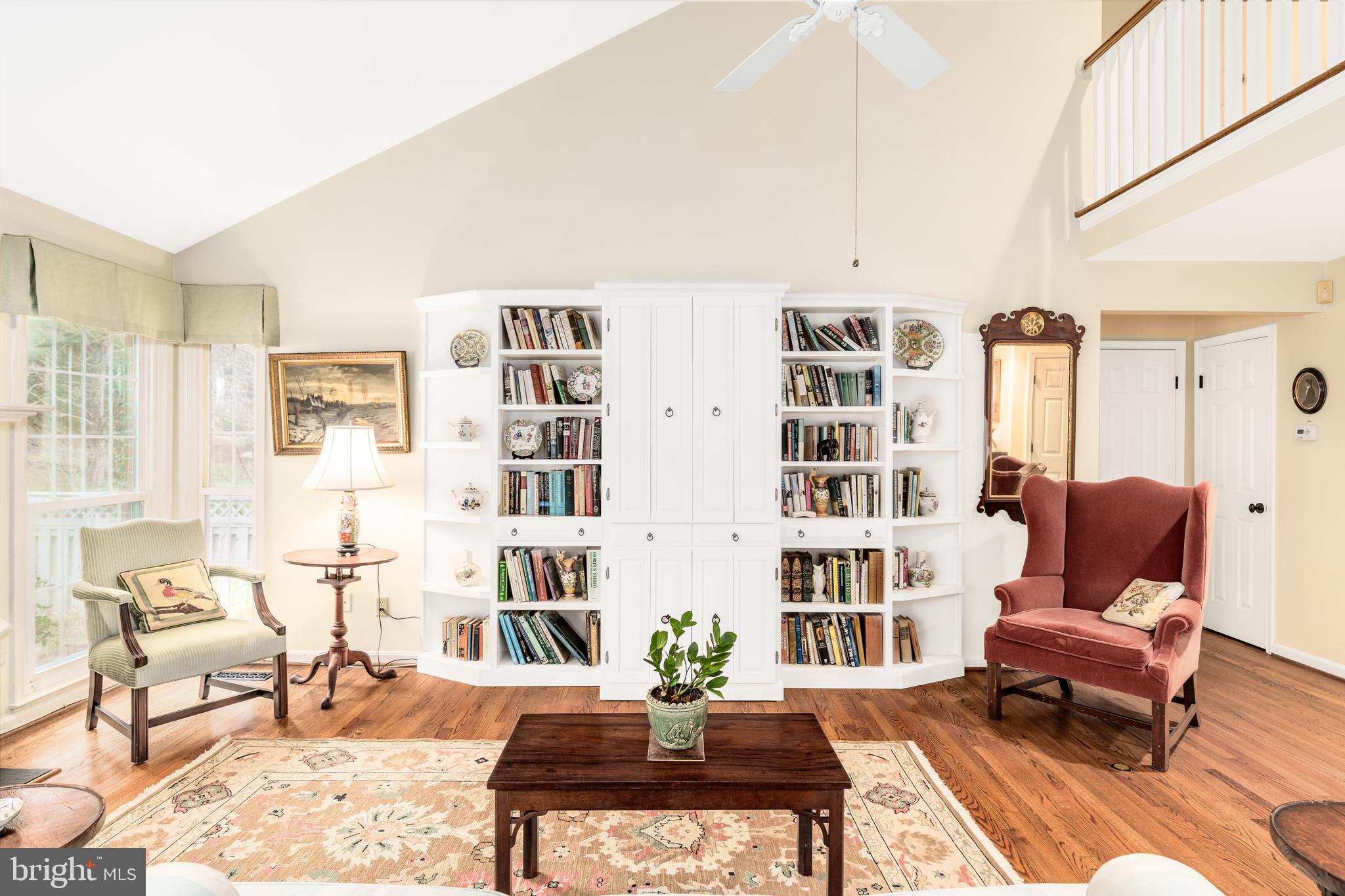 7 Brookland Ridge Road Lutherville-Timonium, MD 21093 - Photo 10 of 43 Living Room with with "Built-ins" for TV and books