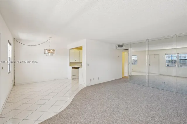 a view of empty room