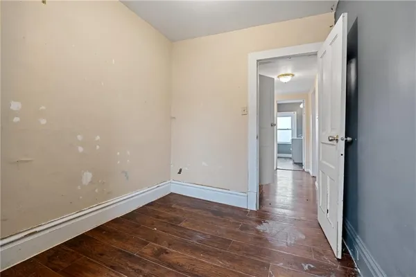 wooden floor in an empty room