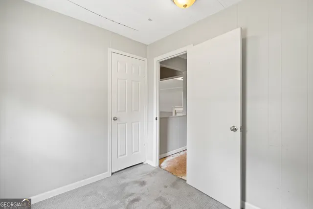 a view of an empty room