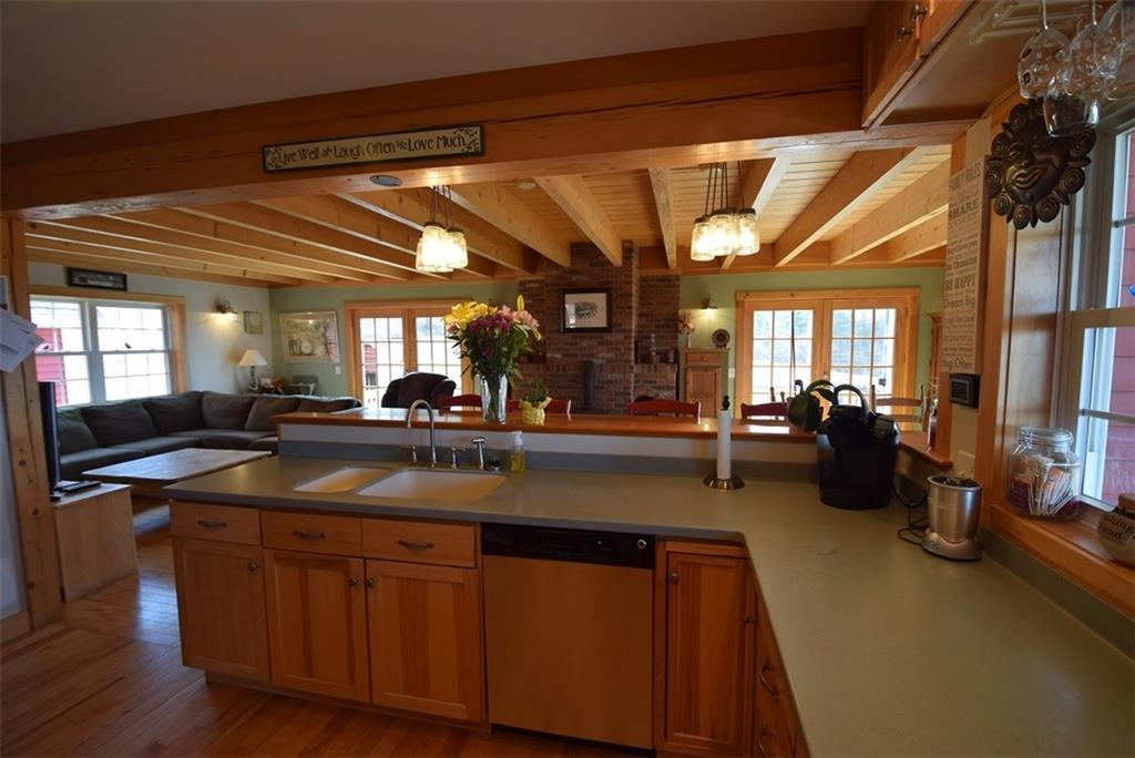 87 Sweet Road Lincoln, ME 04457 - Photo 11 of 35 Hickory cabinets, corian counter...
