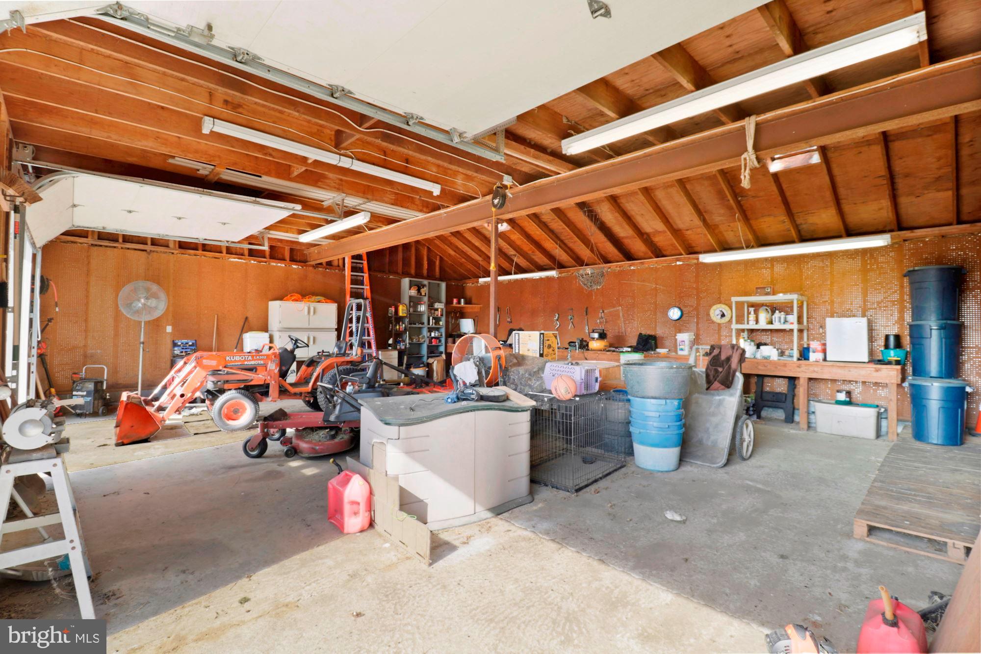 64 Eayrestown Road Medford, NJ 08055 - Photo 45 of 116 Large garage with work bench, storage and solar .