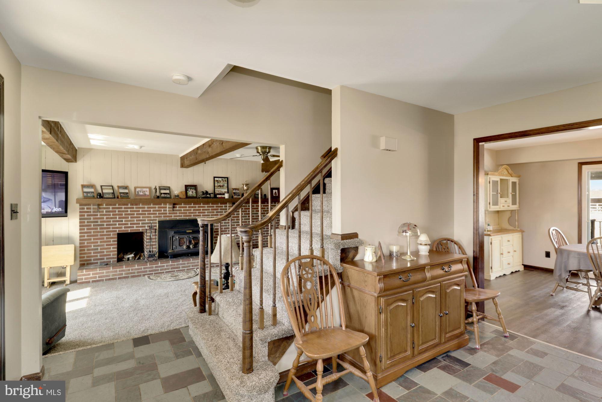 64 Eayrestown Road Medford, NJ 08055 - Photo 7 of 116 Entrance, Stairs and view of family room.