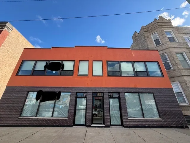 a view of building with a window