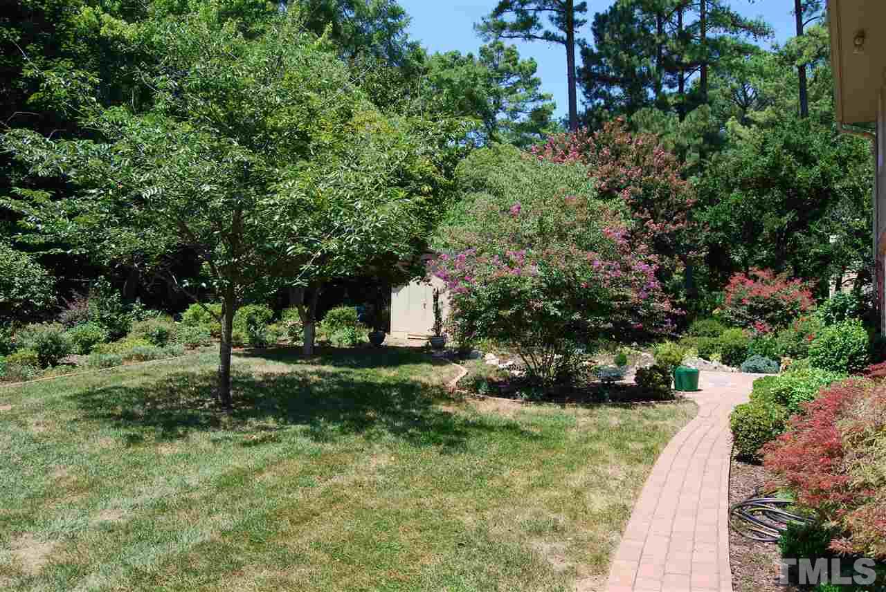 3901 Converse Drive Raleigh, NC 27609 - Photo 5 of 5 a view of a garden with a tree