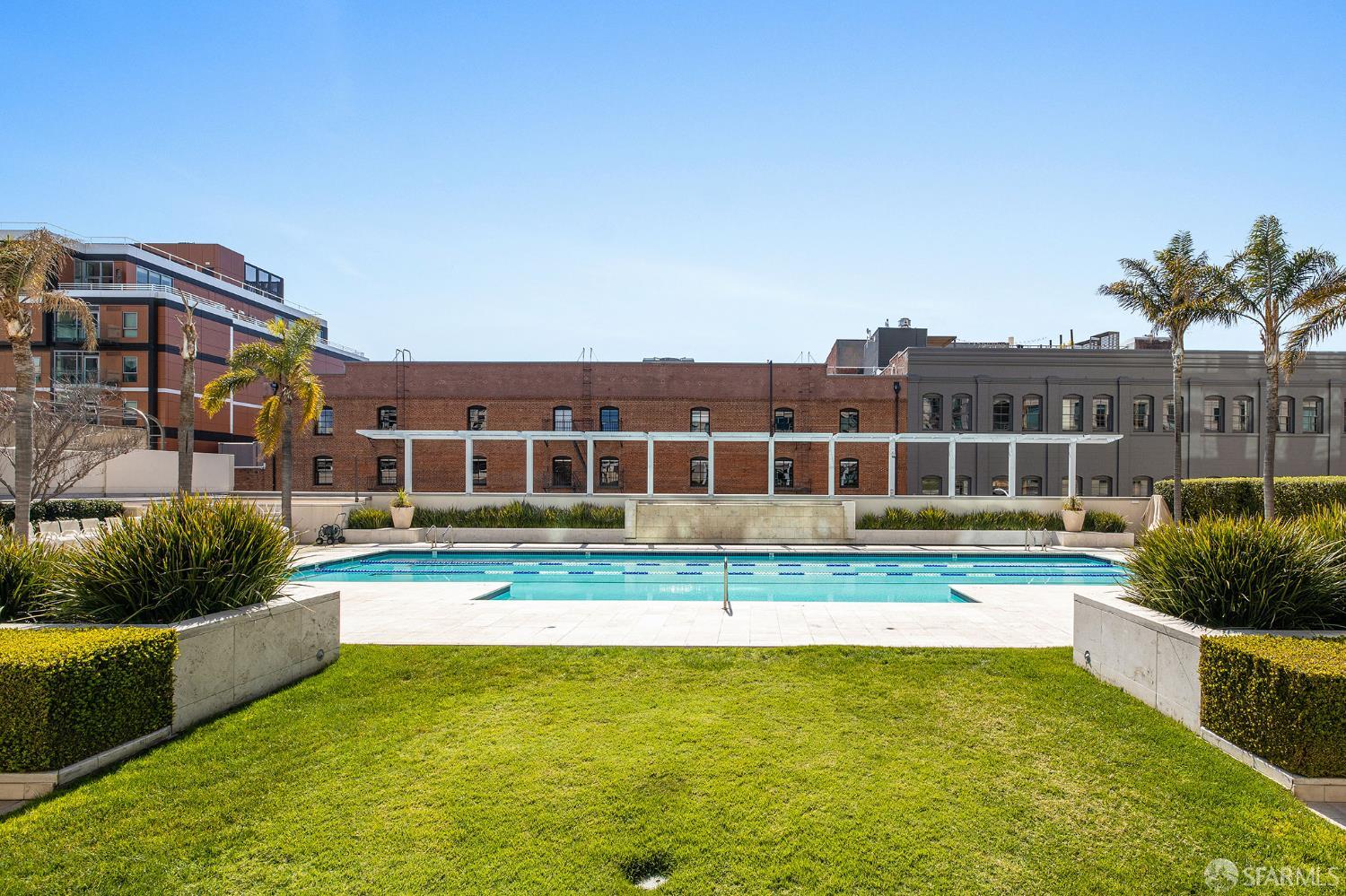 229 Brannan Street, Unit 12C San Francisco, CA 94107 - Photo 39 of 57 a view of a house with a swimming pool