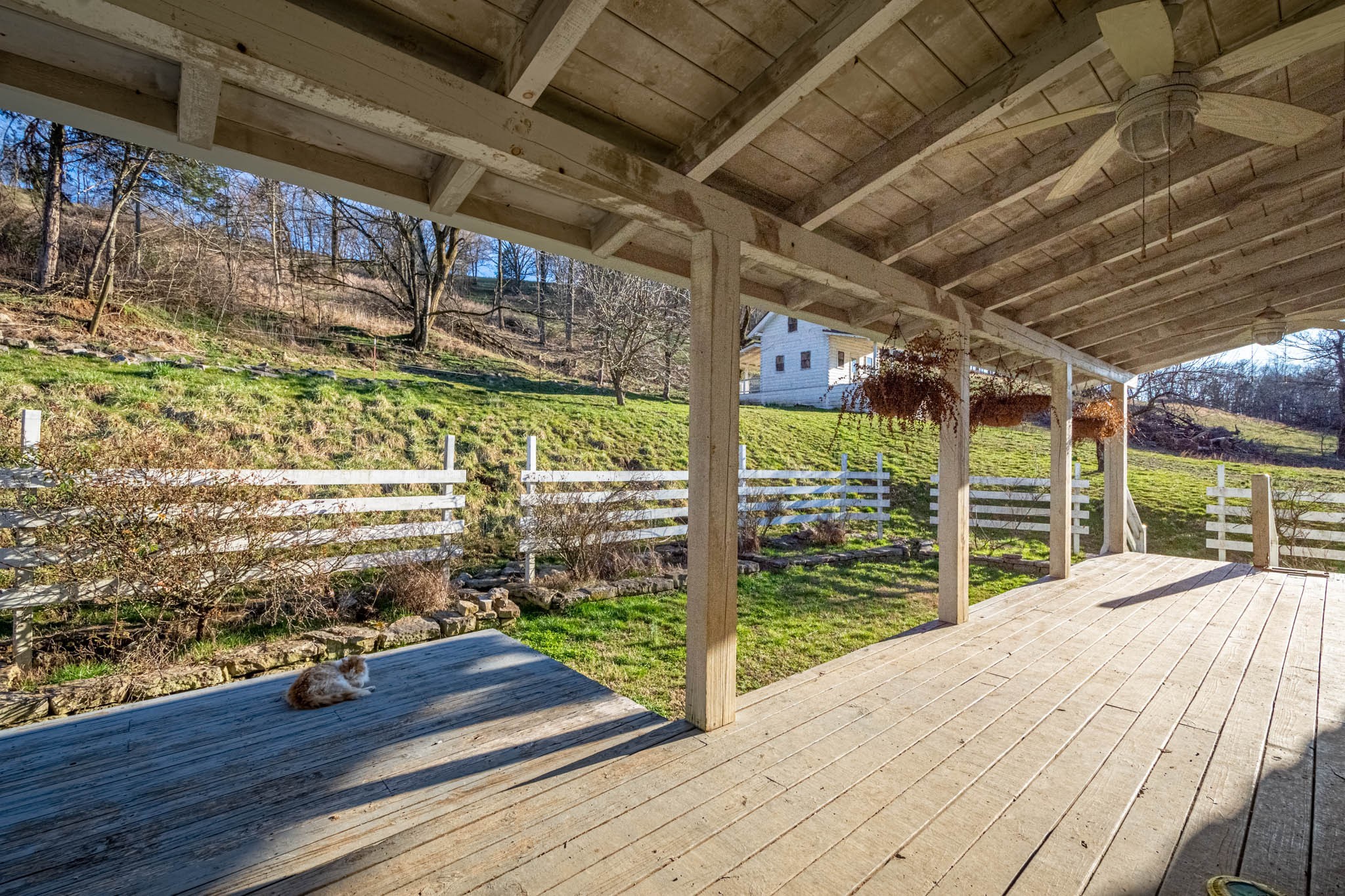 860 Loyd Road Pulaski, TN 38478 - Photo 49 of 70 a view of a porch with wooden floor