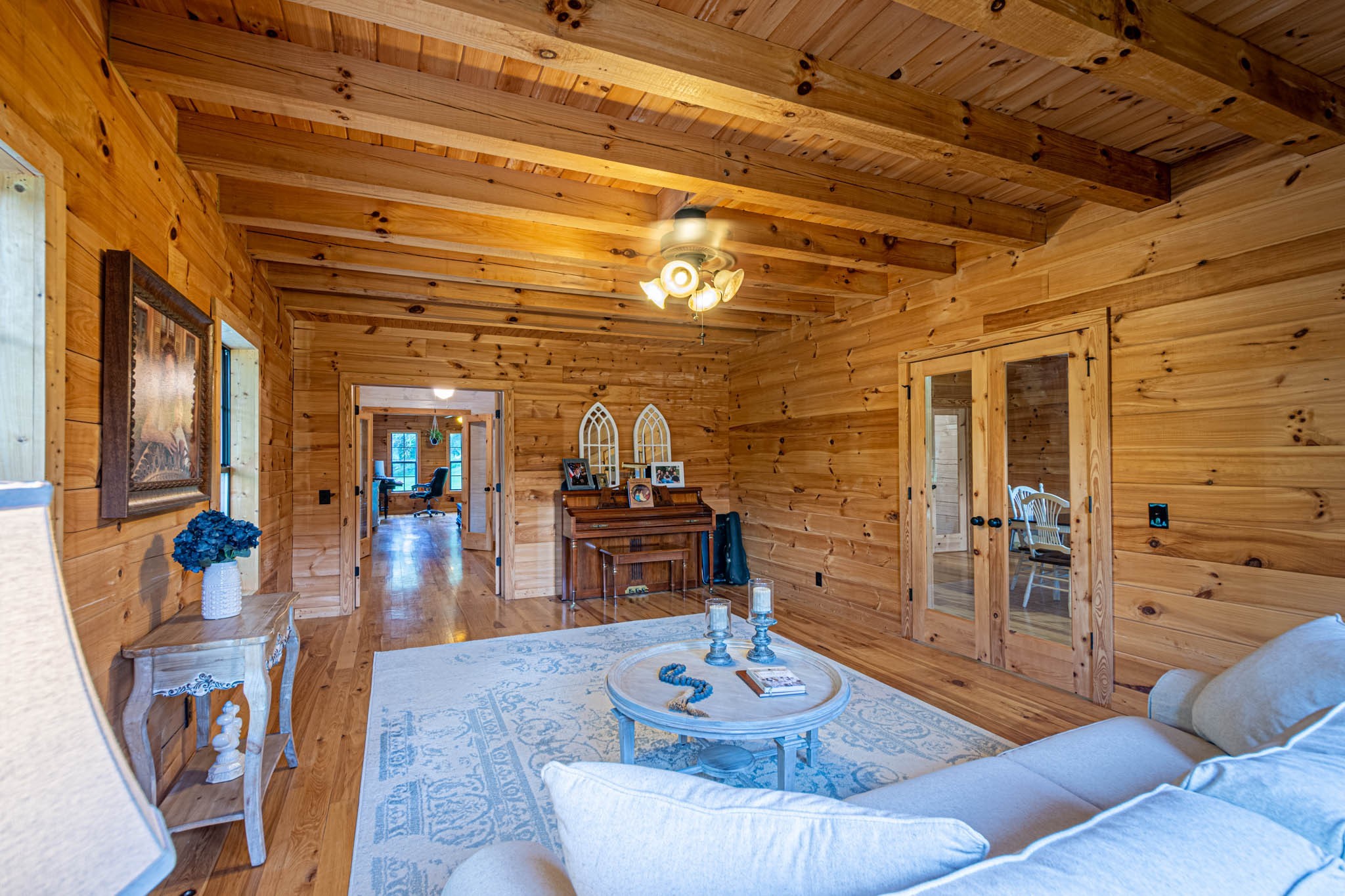 860 Loyd Road Pulaski, TN 38478 - Photo 8 of 70 a living room with furniture and wooden floor