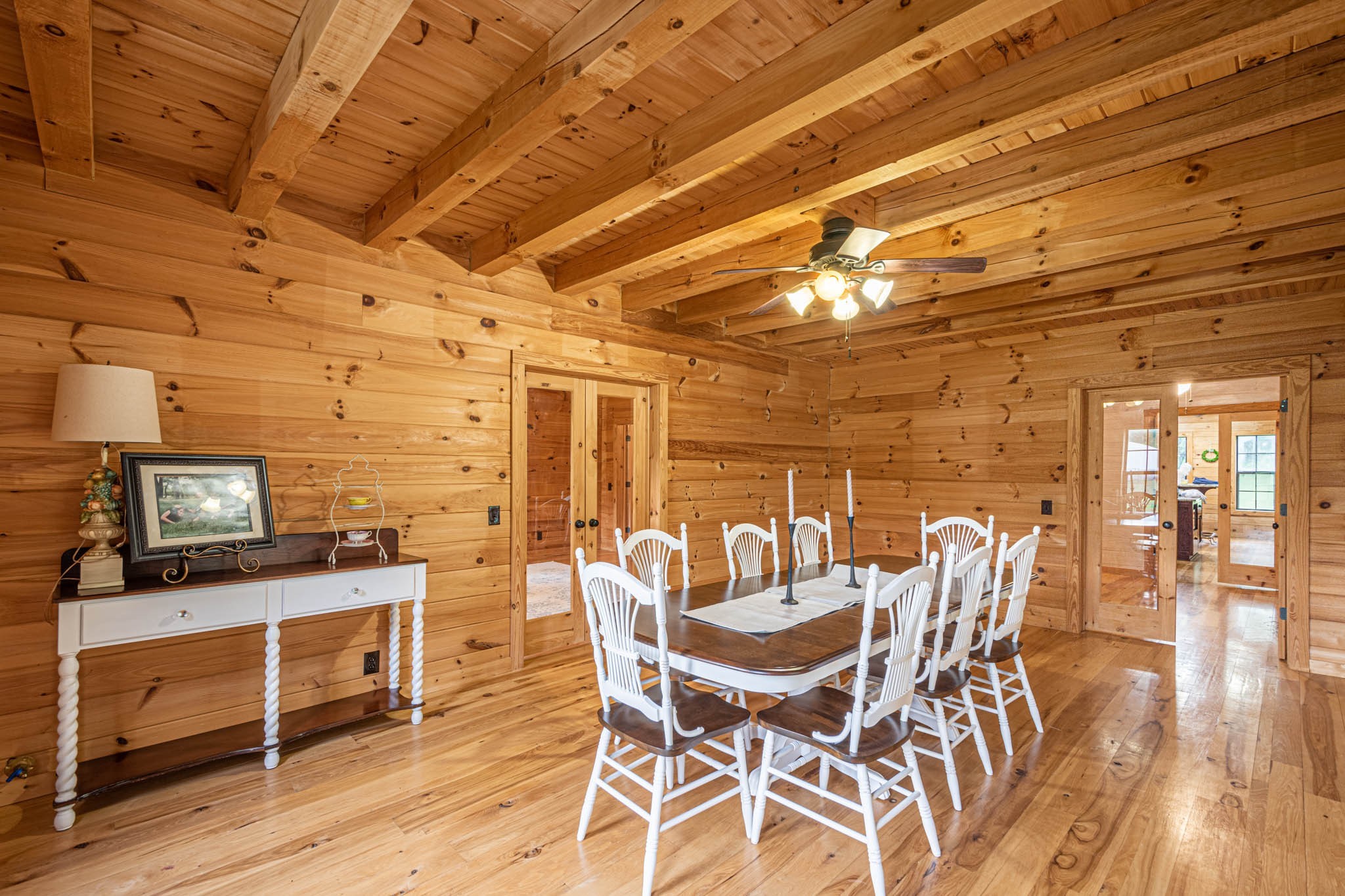 860 Loyd Road Pulaski, TN 38478 - Photo 9 of 70 a view of a dining room with furniture and wooden floor