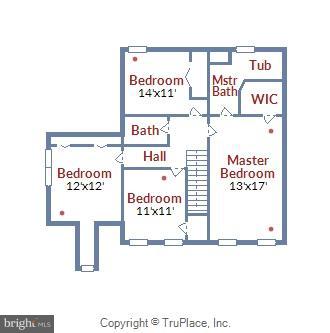 607 Holy Cross Road Baltimore, MD 21225 - Photo 29 of 30 Upper Level Floor Plan