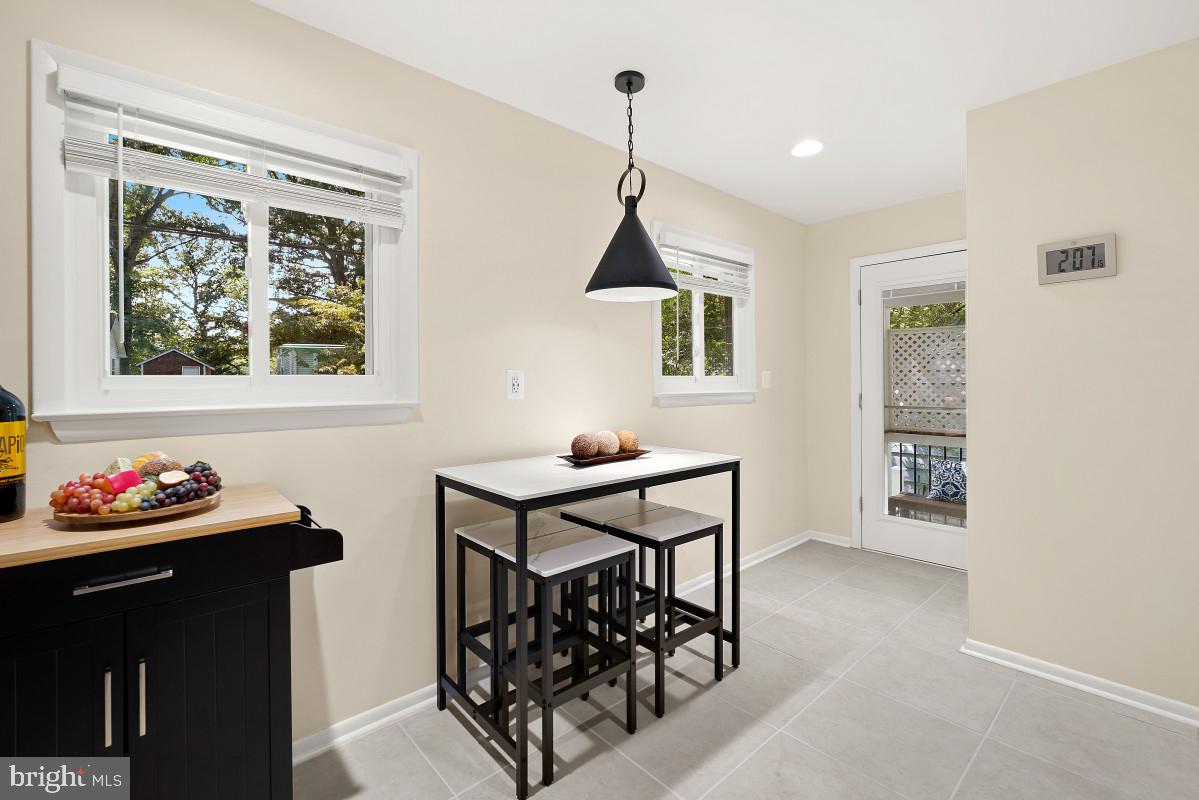 143 Ritchie Avenue Silver Spring, MD 20910 - Photo 11 of 41 Table Space Kitchen with Access to the Yard