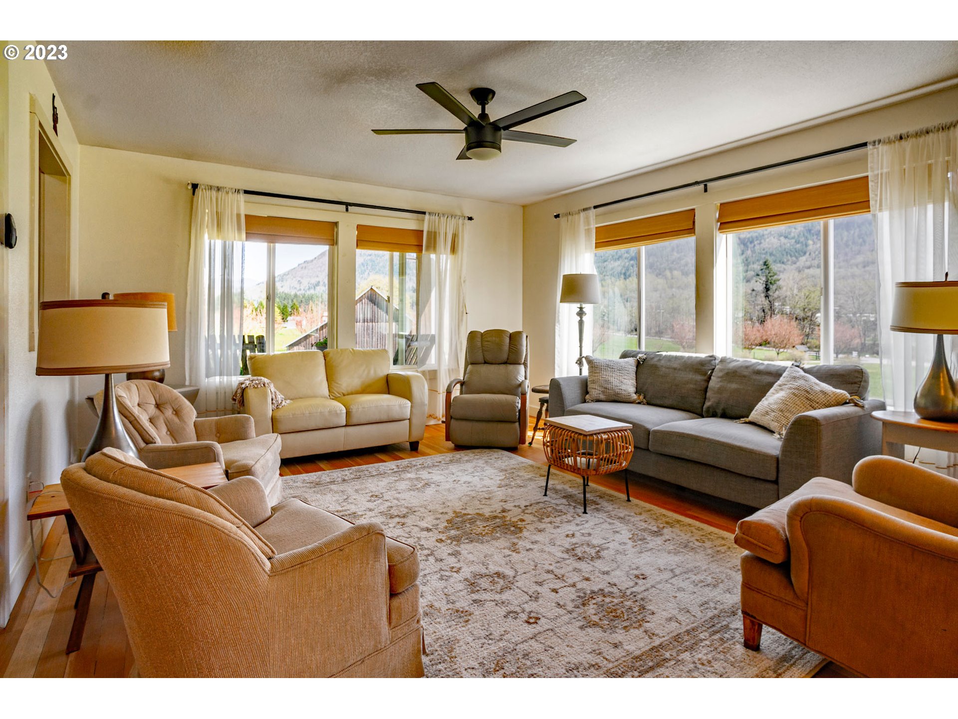 29416 Northeast Healy Road, Unit 2 Amboy, WA 98601 - Photo 14 of 41 a living room with furniture and a large window