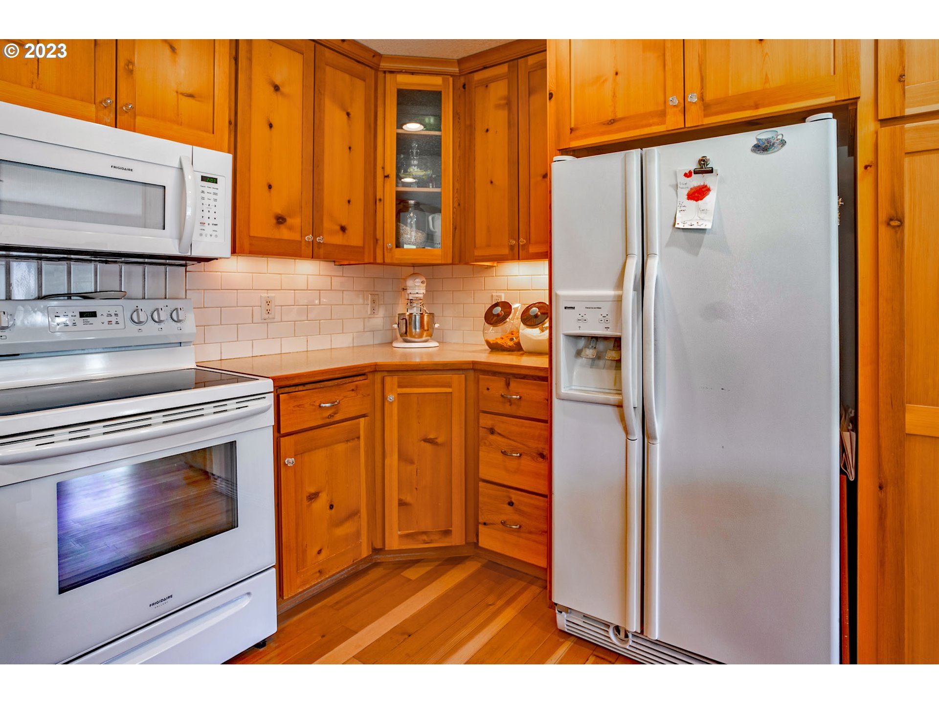 29416 Northeast Healy Road, Unit 2 Amboy, WA 98601 - Photo 22 of 41 a kitchen with stainless steel appliances a stove a refrigerator and cabinets