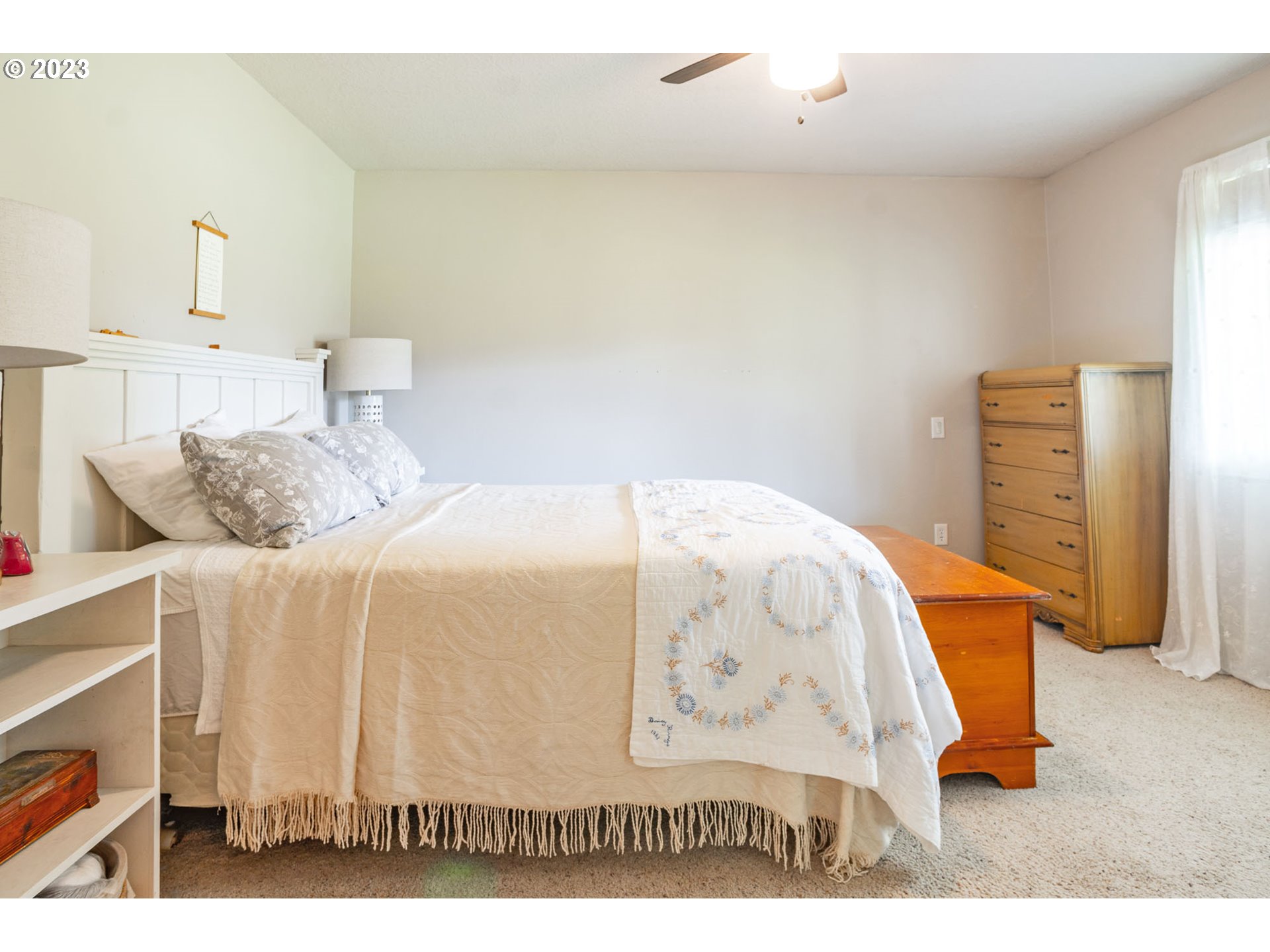 29416 Northeast Healy Road, Unit 2 Amboy, WA 98601 - Photo 33 of 41 a bedroom with a bed and a window
