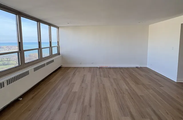a view of wooden floor in a room