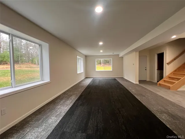 a view of hallway with window