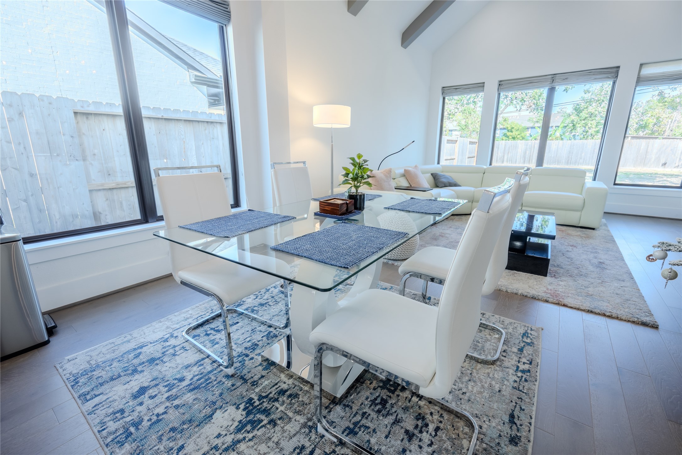 8810 Carousel Lane Houston, TX 77080 - Photo 11 of 37 a view of a dining room with furniture and wooden floor