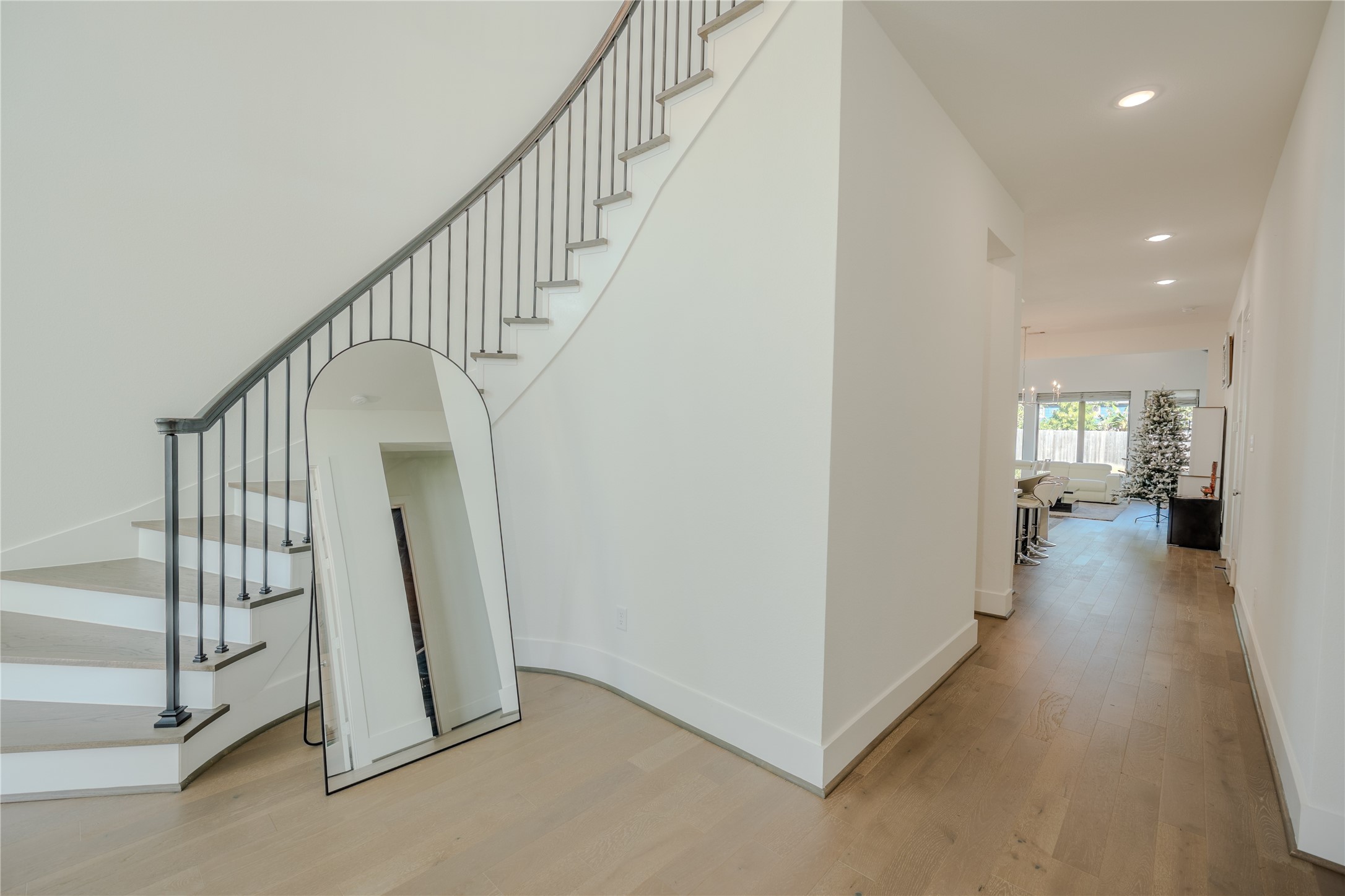 8810 Carousel Lane Houston, TX 77080 - Photo 6 of 37 a view of a hallway with staircase