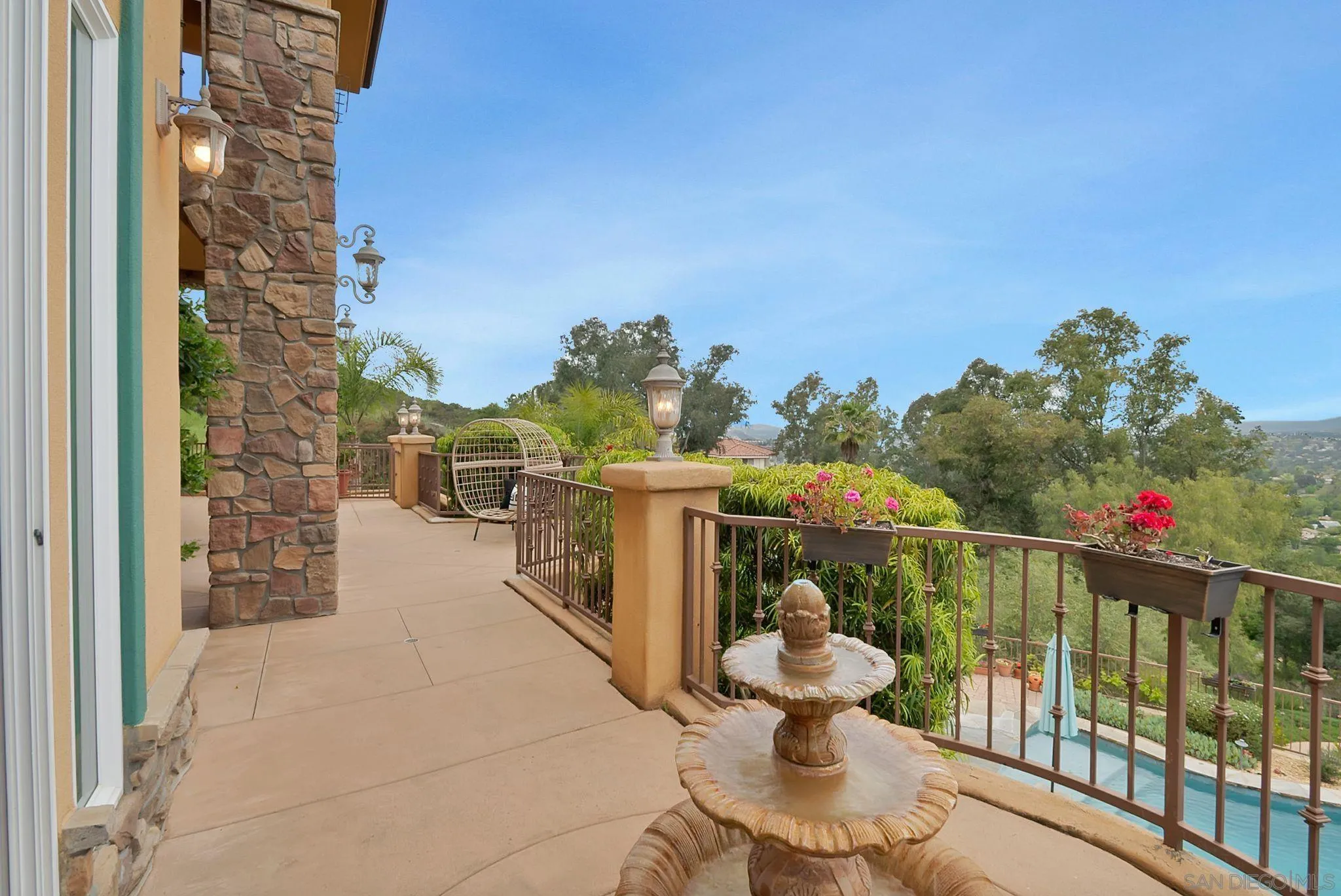 12920 Glen Circle Road Poway, CA 92064 - Photo 21 of 69 a view of a balcony with outdoor space