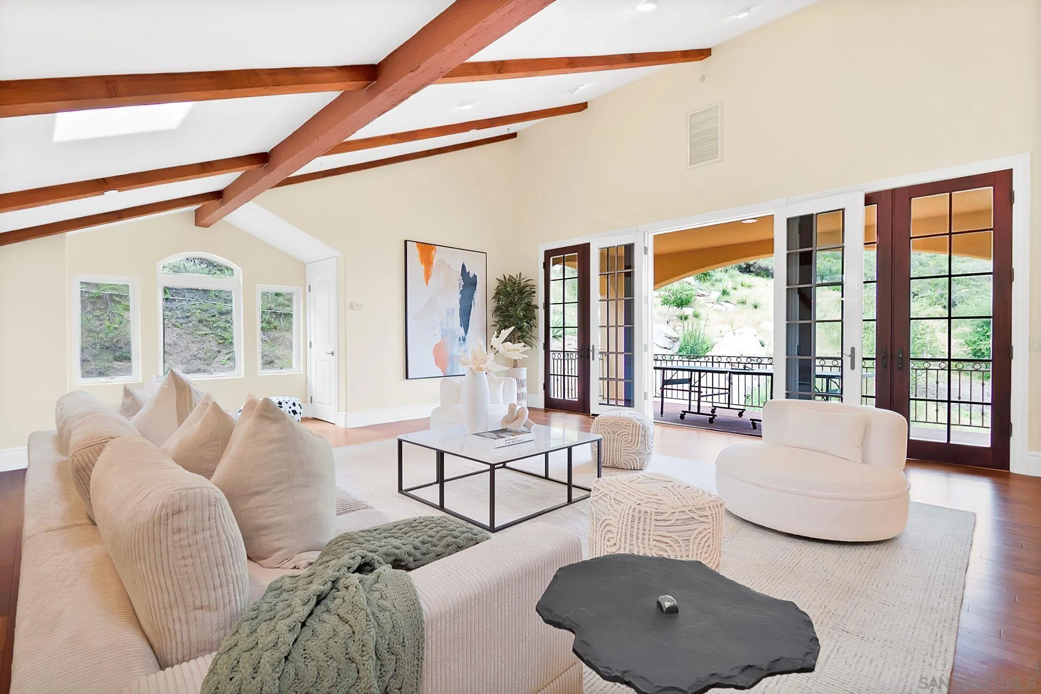 12920 Glen Circle Road Poway, CA 92064 - Photo 44 of 69 a living room with furniture and a large window