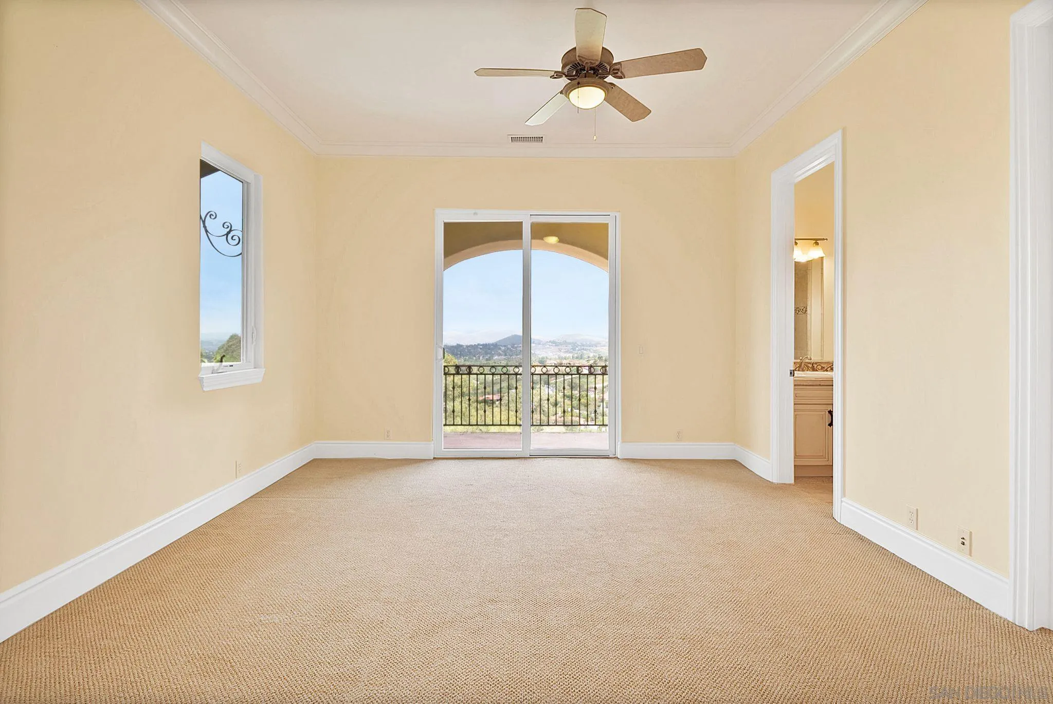 12920 Glen Circle Road Poway, CA 92064 - Photo 52 of 69 a view of room with a ceiling fan and window