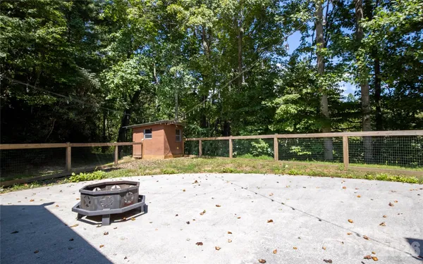 a view of deck with wooden floor and outdoor seating