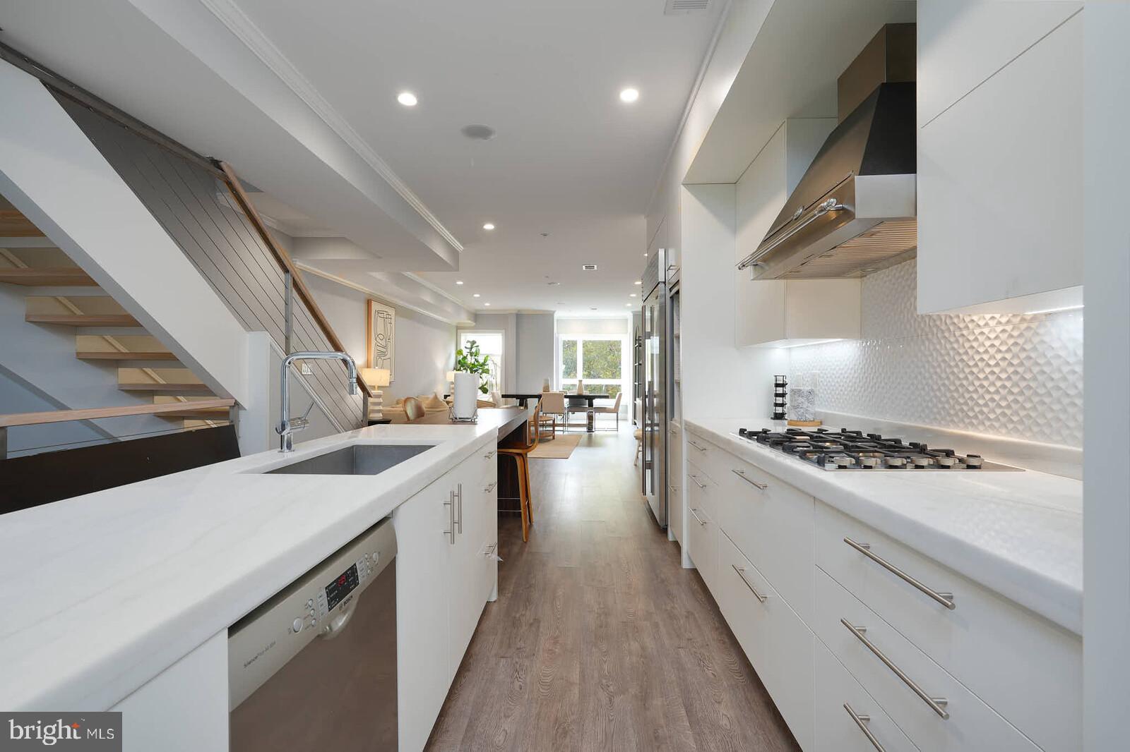 1461 Chapin Street Northwest Washington, DC 20009 - Photo 9 of 67 Unit 4 Sleek modern kitchen with open layout.