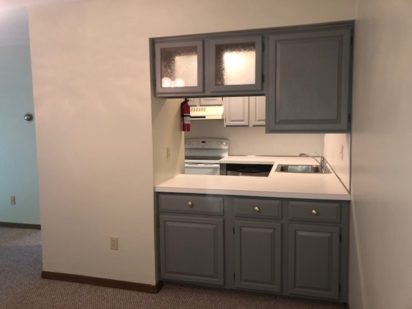 340 Sunderland Road, Unit 36G Worcester, MA 01604 - Photo 5 of 19 a kitchen with a sink cabinets and a window