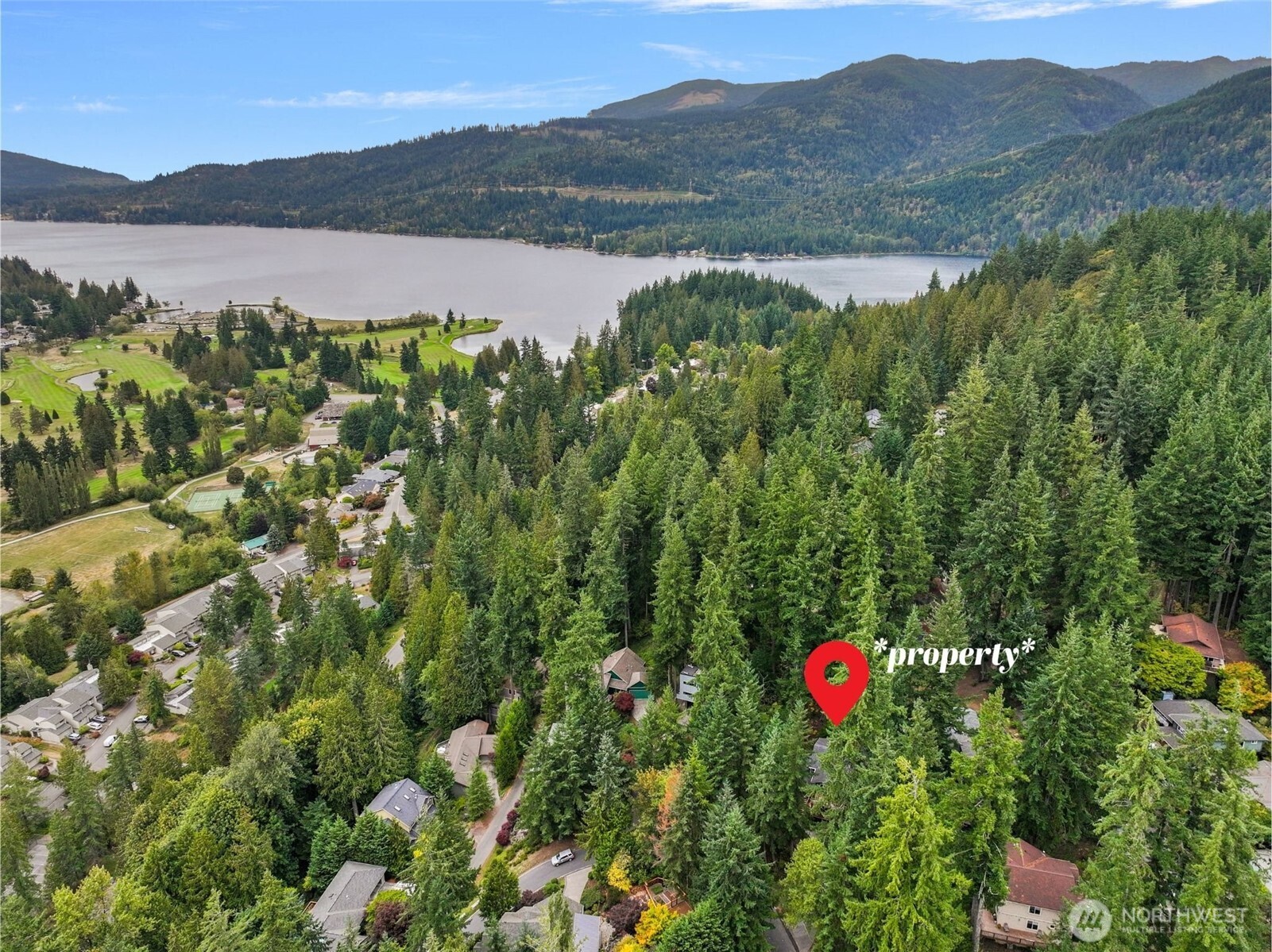28 Grand View Lane Bellingham, WA 98229 - Photo 32 of 33 a view of a lush green hillside and houses
