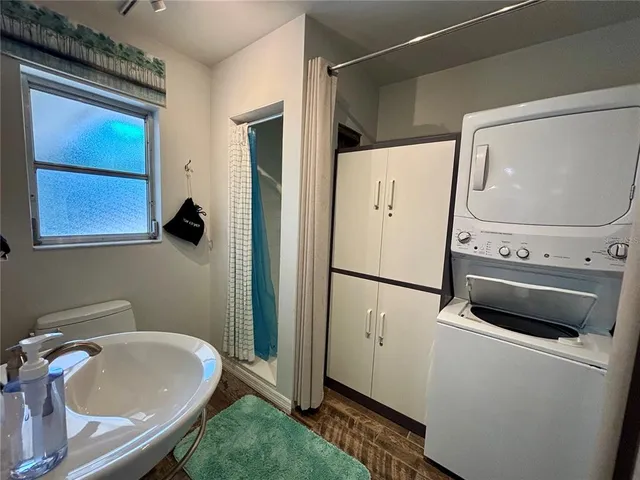 a room with storage and utility