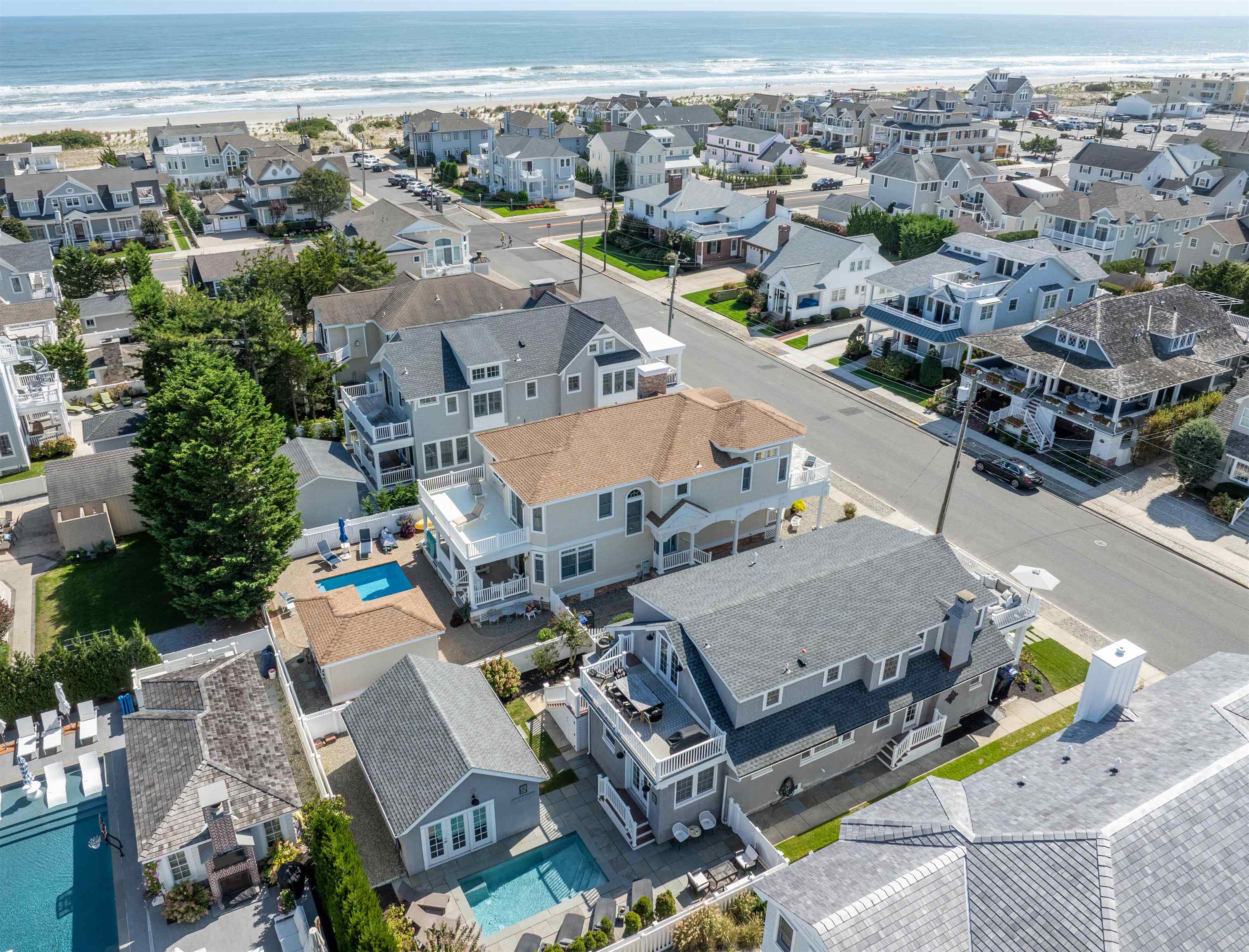 164 93rd Street Stone Harbor, NJ 08247 - Photo 4 of 47 an aerial view of a city with lots of residential buildings