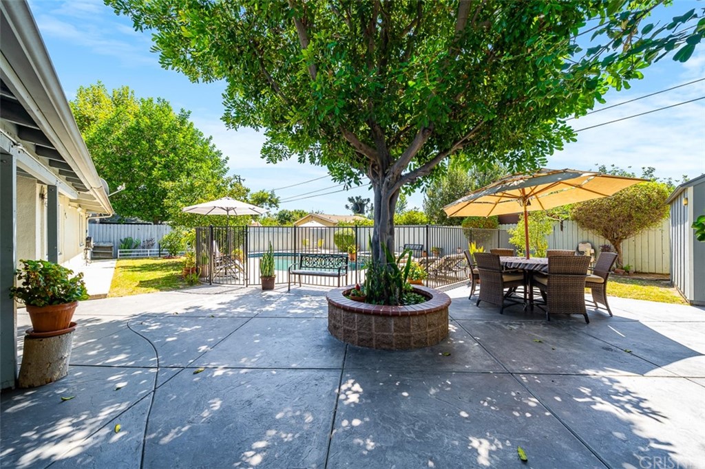 19454 Stagg Street Reseda, CA 91335 - Photo 26 of 39 Backyard w/stamped concrete