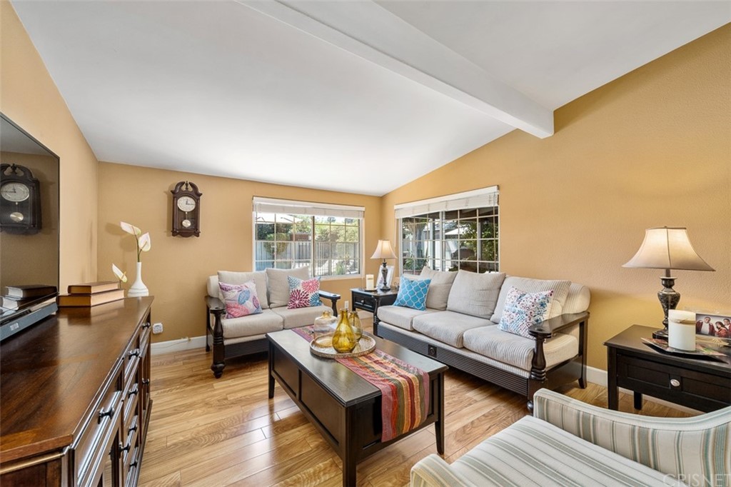 19454 Stagg Street Reseda, CA 91335 - Photo 5 of 39 Living Room w/ High Vaulted Ceiling