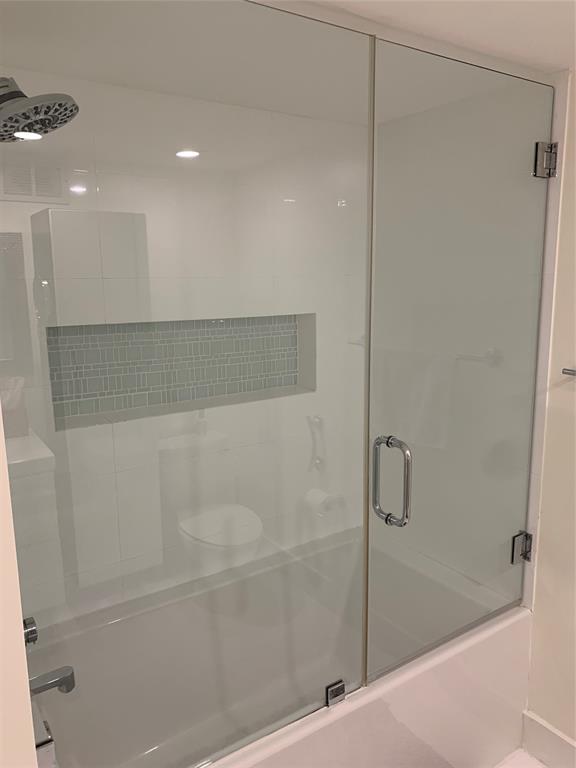 1000 Parkview Drive, Unit 319 Hallandale Beach, FL 33009 - Photo 15 of 16 a bathroom with a shower