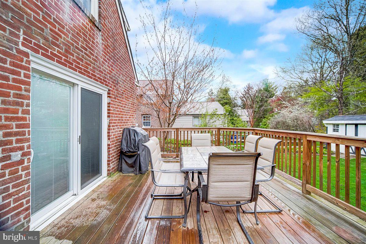 433 Laverock Road Glenside, PA 19038 - Photo 23 of 27 Rear Deck off of Family Room