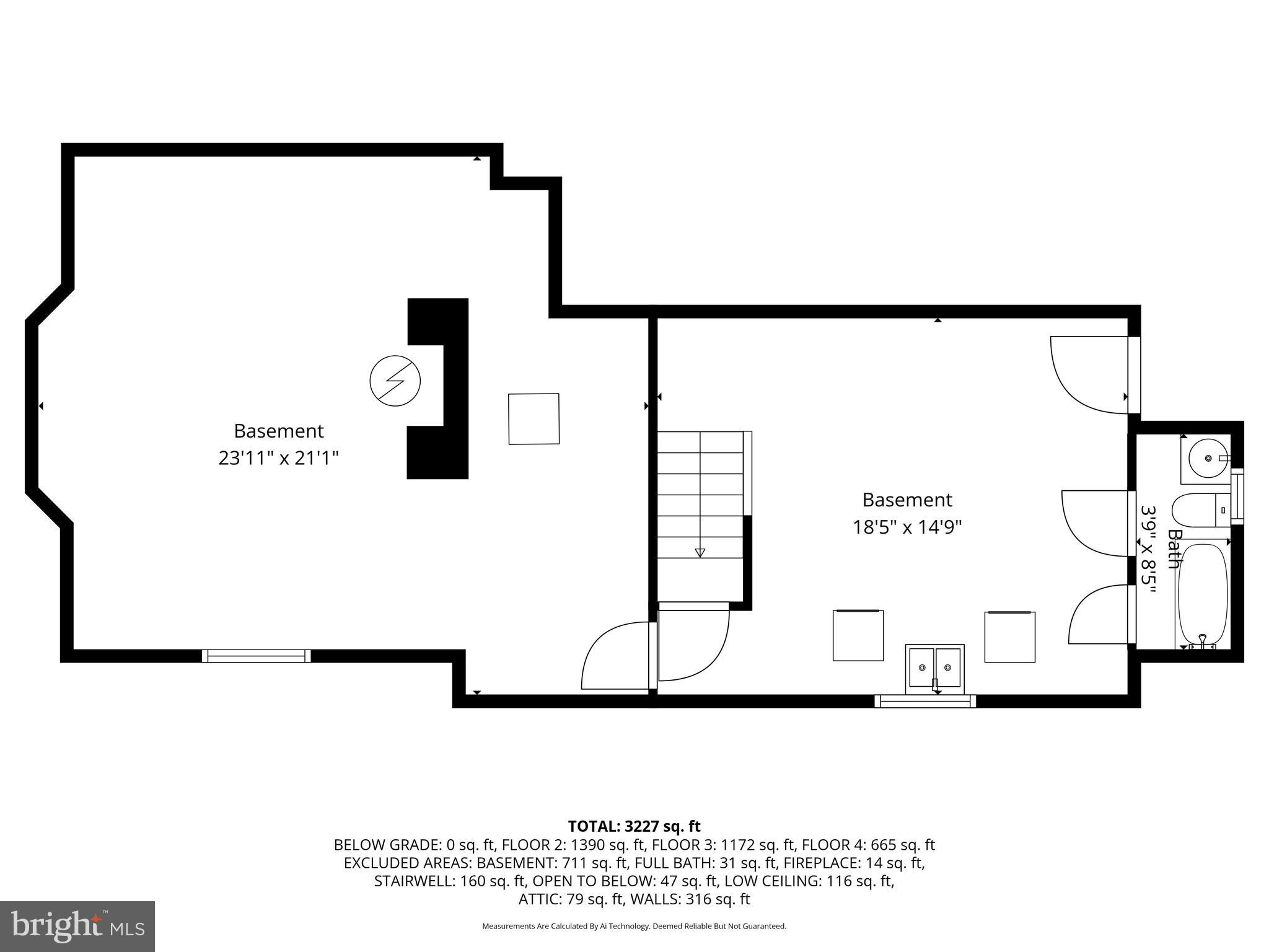 308 Northfield Place Baltimore, MD 21210 - Photo 36 of 41 a picture of a room with a floor
