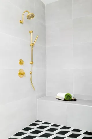 a bathroom with a window