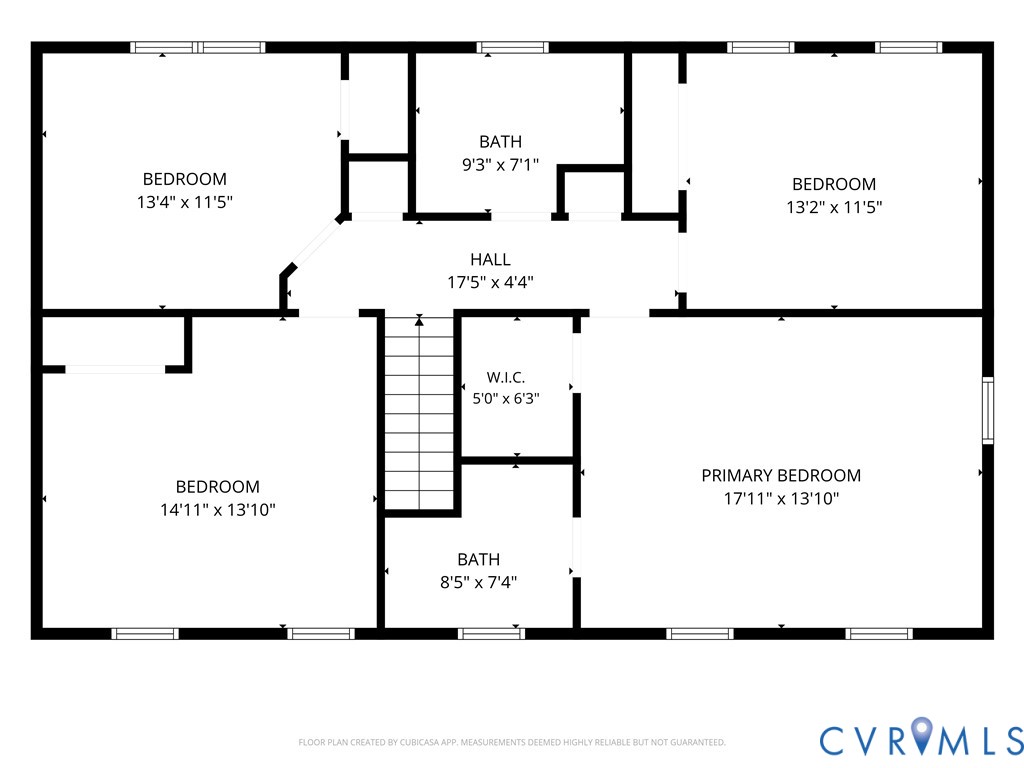 8707 Brown Summit Road North Chesterfield, VA 23235 - Photo 71 of 72 Floor plan- All measurements are approximate