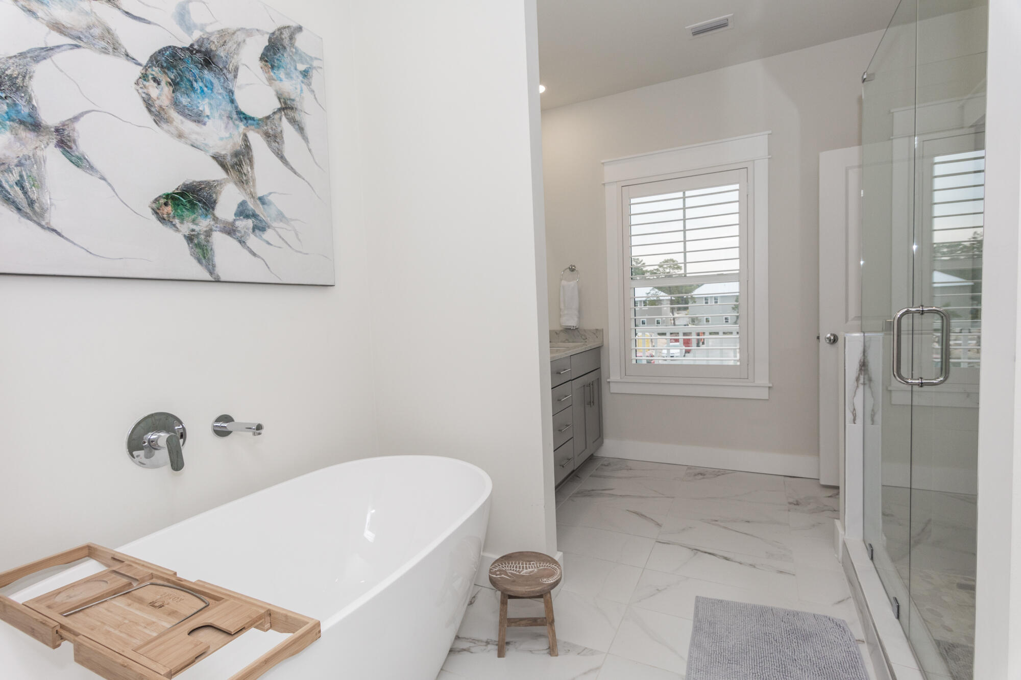 68 Beach View Drive Inlet Beach, FL 32461 - Photo 13 of 78 a bathroom with a shower