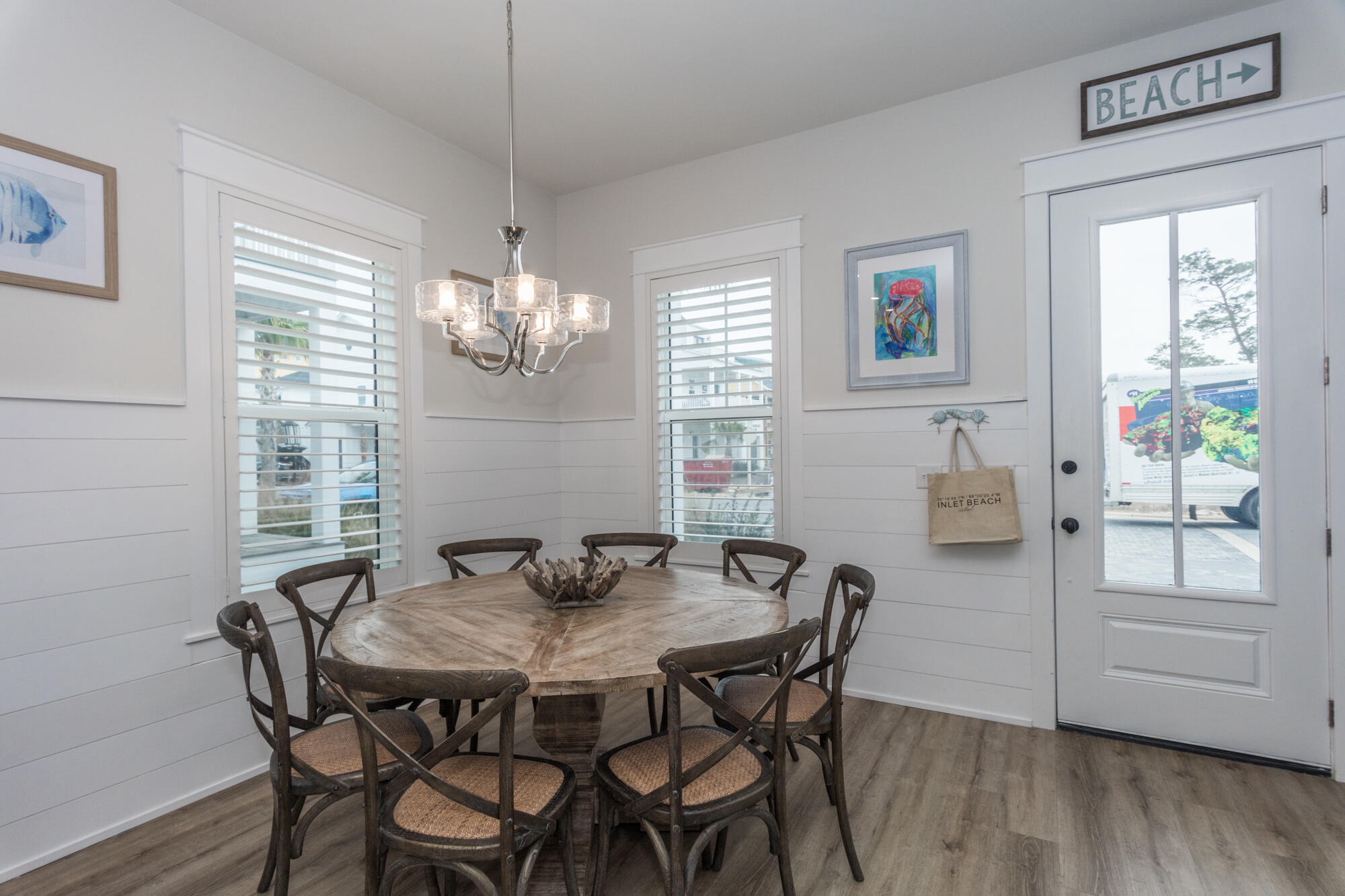 68 Beach View Drive Inlet Beach, FL 32461 - Photo 23 of 78 a view of a dining room with furniture and window