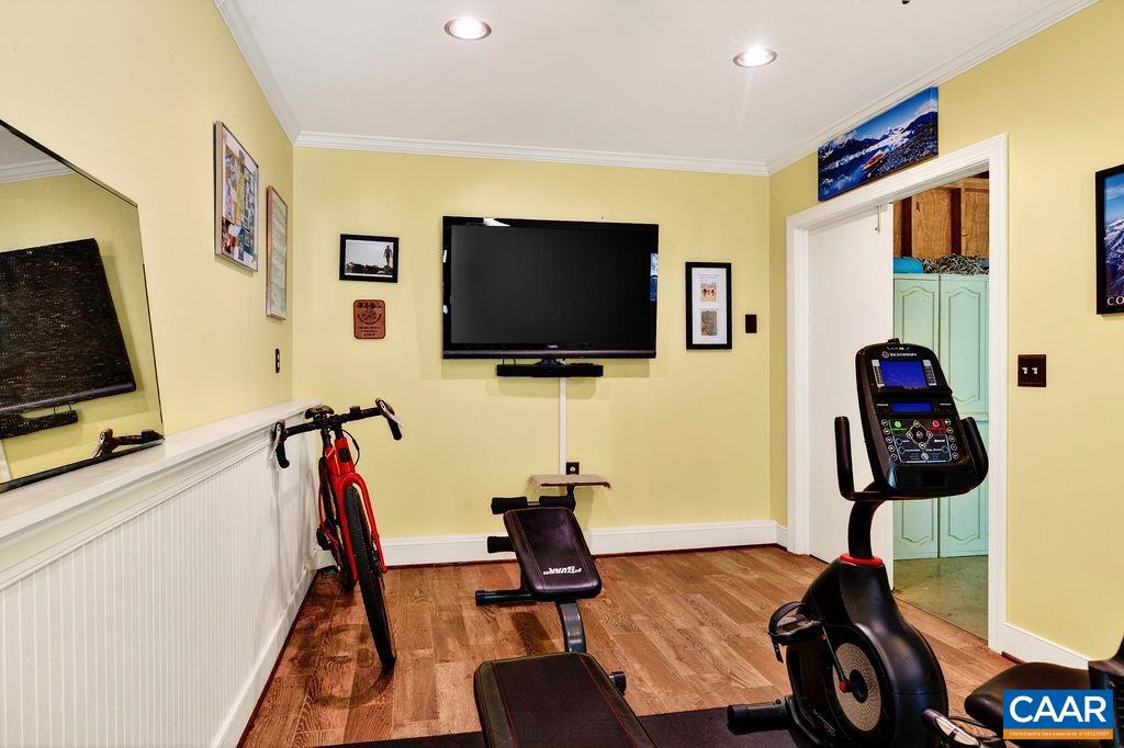 1059 Bryant Mountain Road Roseland, VA 22967 - Photo 50 of 58 a room with furniture and a flat screen tv